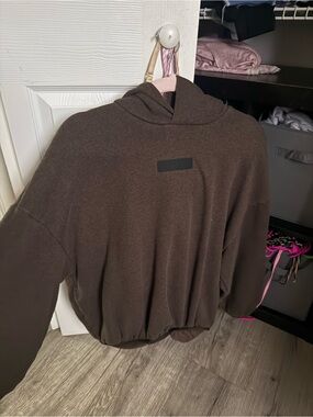 Men's Brown Hooded Sweater